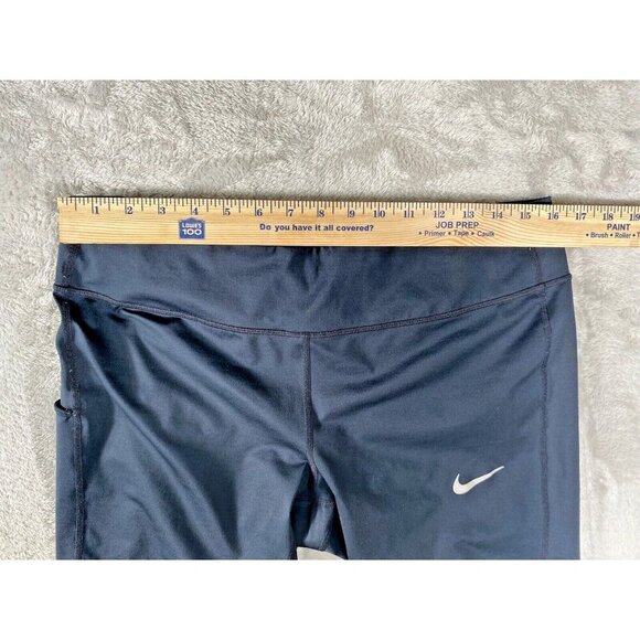 Nike Dri-Fit Black Mesh Panel Active Leggings Women’s Size XL - Picture 7 of 16